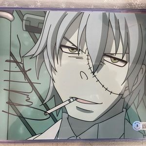 8X10 autographed anime print from Soul Eater Not!
